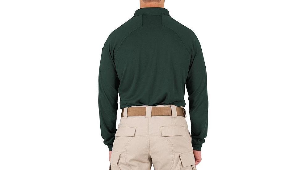 First Tactical Performance Long Sleeve Polo - Mens, Spruce Green, 2XL, 111503-812-XXL
