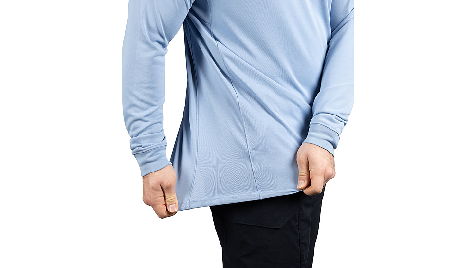First Tactical Performance Long Sleeve Polo - Mens, Regular, Medium Blue, 6XL, 111503-781-6XL-R