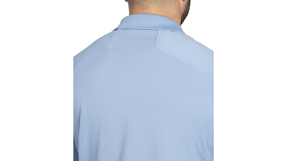 First Tactical Performance Long Sleeve Polo - Mens, Regular, Medium Blue, 6XL, 111503-781-6XL-R