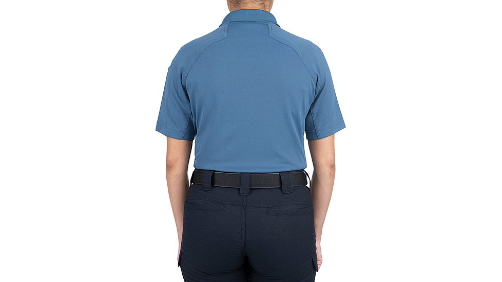 First Tactical Performance Short Sleeve Polo - Women's, French Blue, Large, 122509-484-L