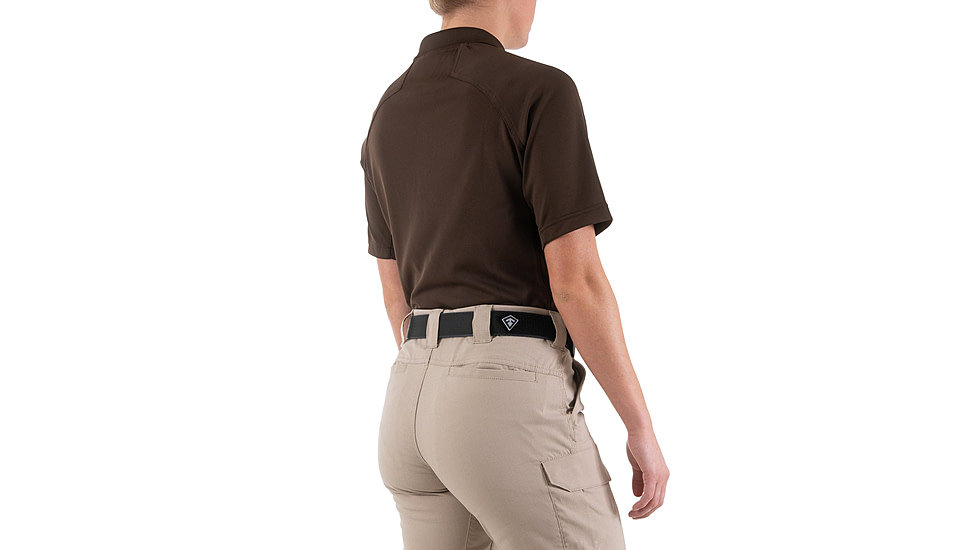 First Tactical Performance Short Sleeve Polo - Womens, Kodiak Brown, 3XL, 122509-182-3XL