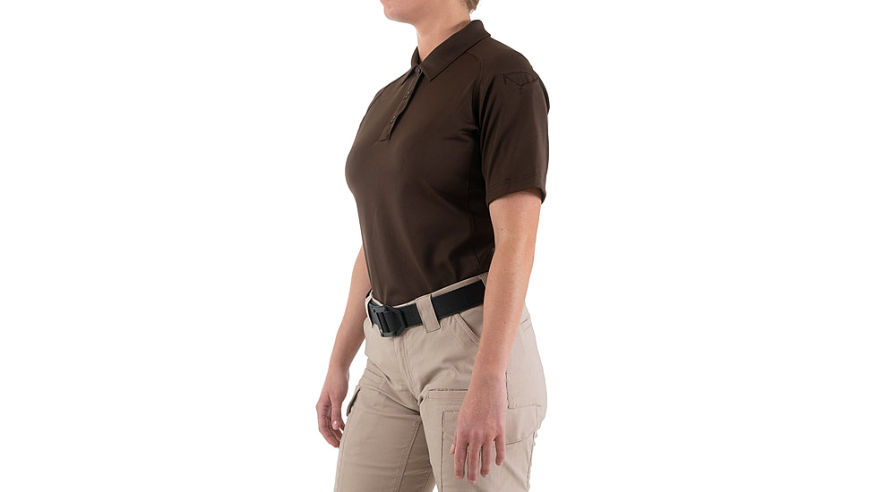 First Tactical Performance Short Sleeve Polo - Womens, Kodiak Brown, 3XL, 122509-182-3XL