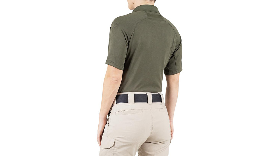 First Tactical Performance Short Sleeve Polo - Womens, OD Green, Extra Small, 122509-830-XS
