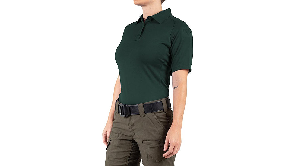 First Tactical Performance Short Sleeve Polo - Womens, Spruce Green, Extra Large, 122509-812-XL