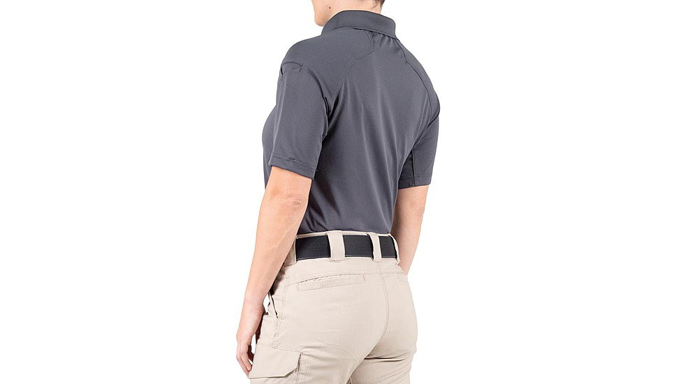 First Tactical Performance Short Sleeve Polo - Womens, Wolf Grey, 2XL, 122509-036-XXL