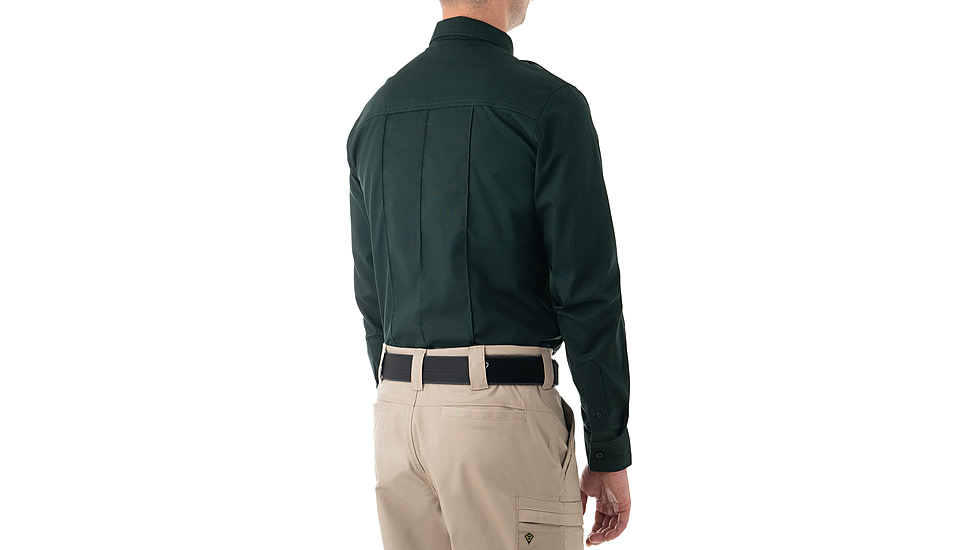 First Tactical Pro Duty Long Sleeve Shirt - Mens, Spruce Green, Tall/3XL, 111011-812-3XL-T