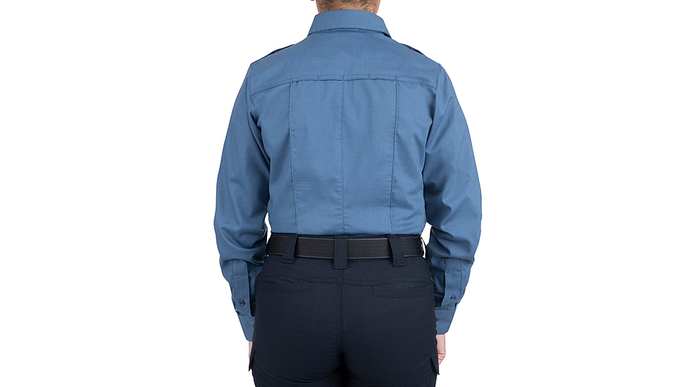 First Tactical Pro Duty Long Sleeve Shirt - Womens, French Blue, Small, 121011-484-S-R
