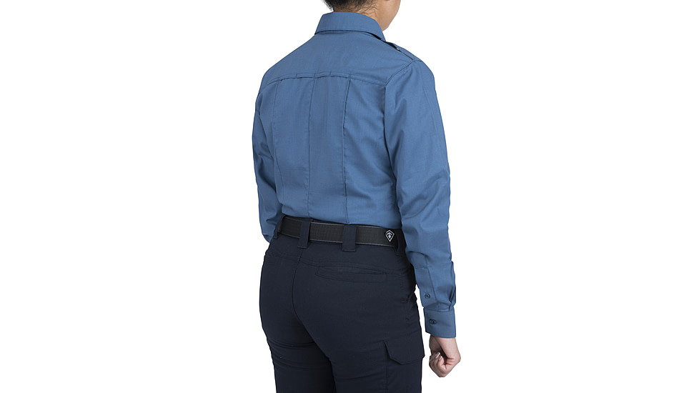 First Tactical Pro Duty Long Sleeve Shirt - Womens, French Blue, Small, 121011-484-S-R