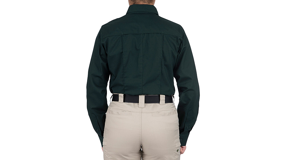 First Tactical Pro Duty Long Sleeve Shirt - Womens, Spruce Green, 2XL, 121011-812-XXL-R