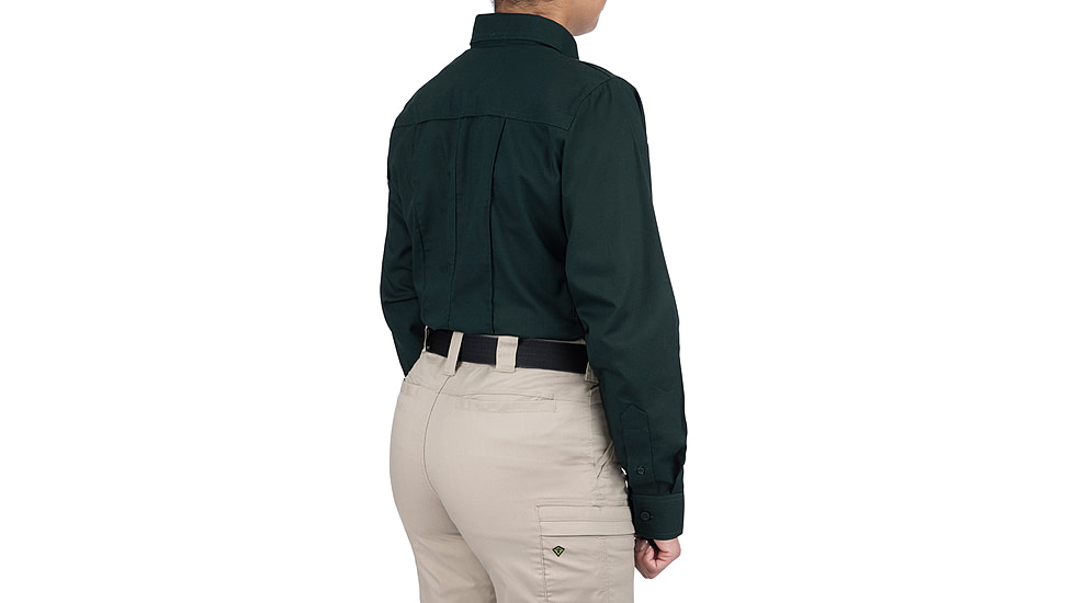 First Tactical Pro Duty Long Sleeve Shirt - Womens, Spruce Green, 2XL, 121011-812-XXL-R