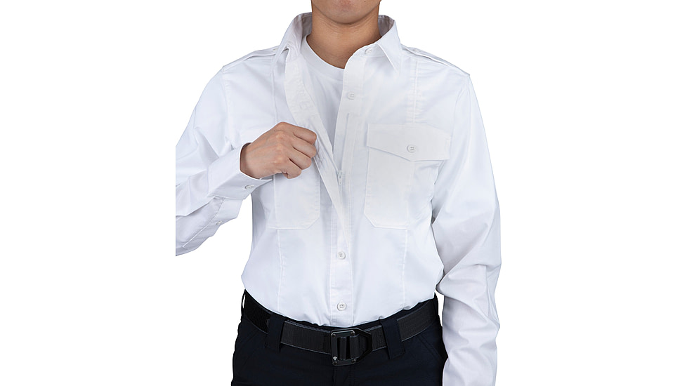 First Tactical Pro Duty Long Sleeve Shirt - Womens, White, 3XL, 121011-010-3XL-R