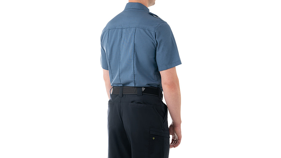 First Tactical Pro Duty Short Sleeve Shirt - Men's, Tall, French Blue, 6XL, 112001-484-6XL-T