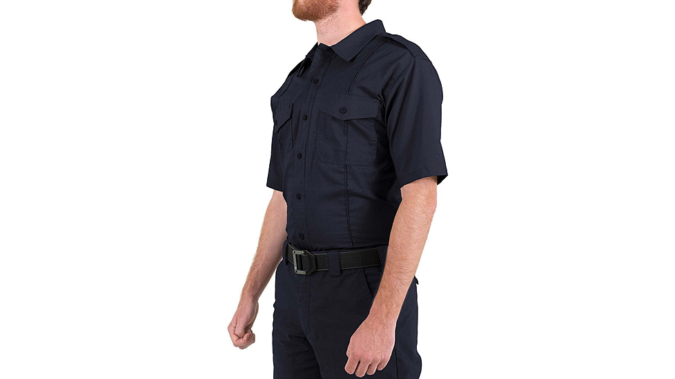 First Tactical Pro Duty Short Sleeve Shirt - Mens, Regular, Midnight Navy, Medium, 112001-729-M-R