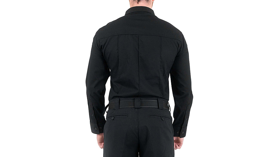 First Tactical Pro Duty Unifrom Long Sleeve Shirt - Mens, Regular, Black, 3XL, 111011-019-3XL-R
