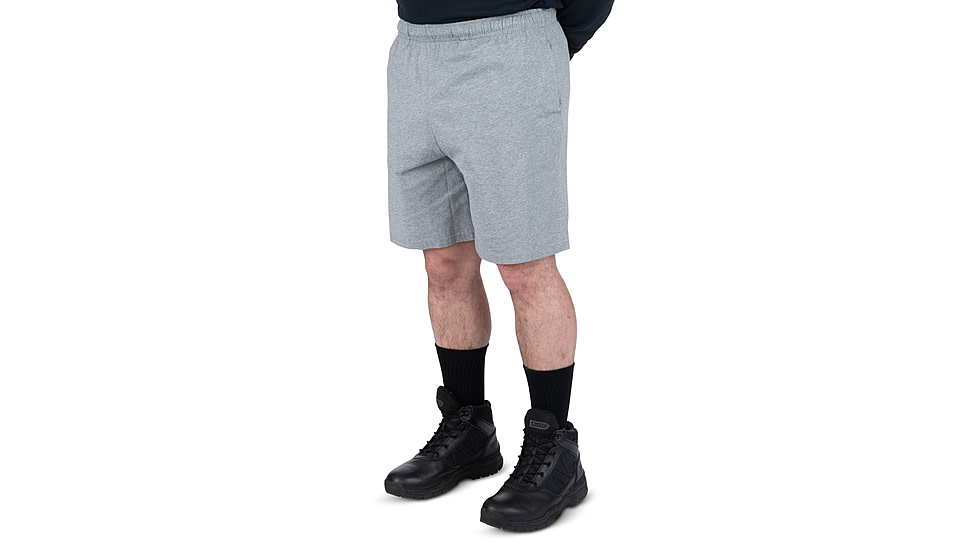 First Tactical PT Tactix Cotton Short - Mens, Heather Grey, 3XL, 115008-016-3XL