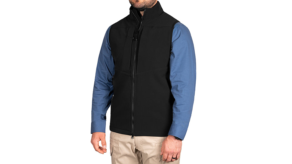 First Tactical Softshell Vest - Mens, Regular, Black, Extra Large, 118004-019-XL-R
