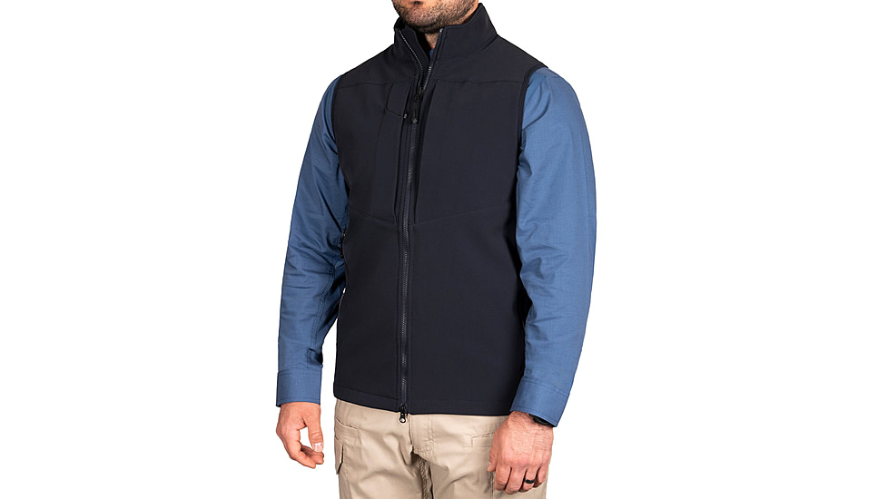 First Tactical Softshell Vest - Mens, Regular, Midnight Navy, Extra Small, 118004-729-XS-R