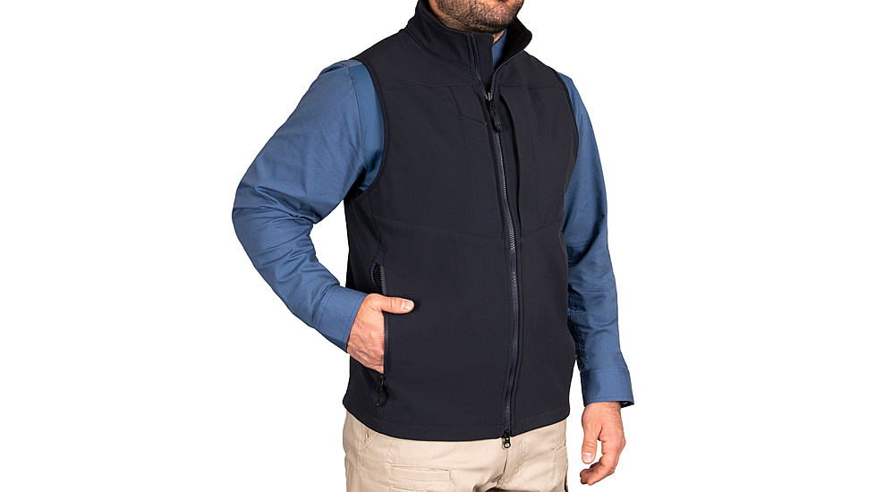 First Tactical Softshell Vest - Mens, Regular, Midnight Navy, Extra Small, 118004-729-XS-R
