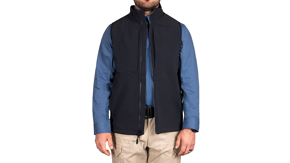 First Tactical Softshell Vest - Mens, Regular, Midnight Navy, Extra Small, 118004-729-XS-R