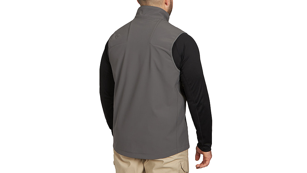 First Tactical Softshell Vest - Mens, Regular, Wolf Grey, Small, 118004-036-S-R