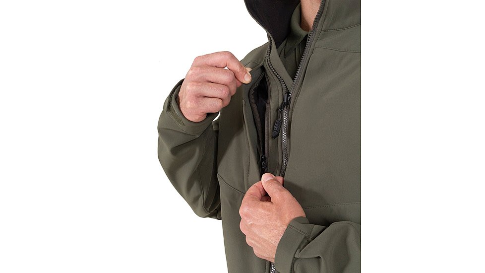 First Tactical Tactics Softshell Short Jacket - Mens, OD Green, Regular, 5X-Large, 118503-830-5XL
