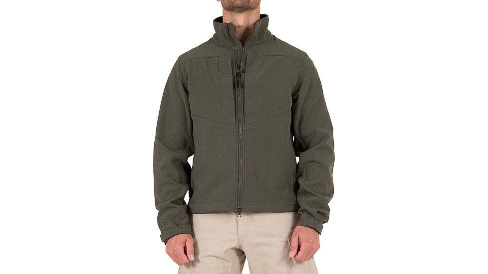 First Tactical Tactics Softshell Short Jacket - Mens, OD Green, Regular, 5X-Large, 118503-830-5XL