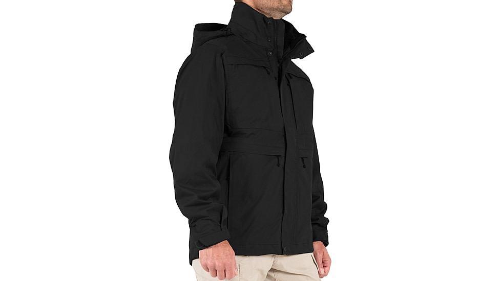 First Tactical Tactix System Parka - Mens, Tall, Black, Large, 118500-019-L-T