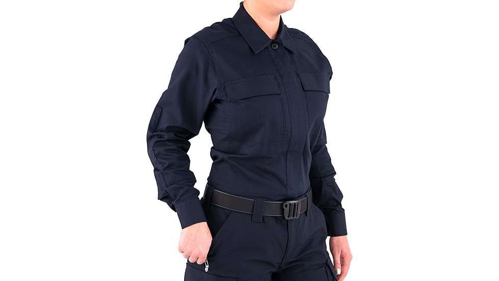 First Tactical V2 BDU Long Sleeve Shirt - Womens, Midnight Navy, Extra Large, R, 121008-729-XL-R