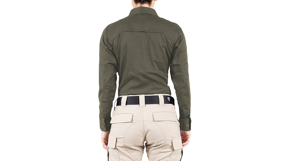 First Tactical V2 BDU Long Sleeve Shirt - Womens, OD Green, Medium, R, 121008-830-M-R
