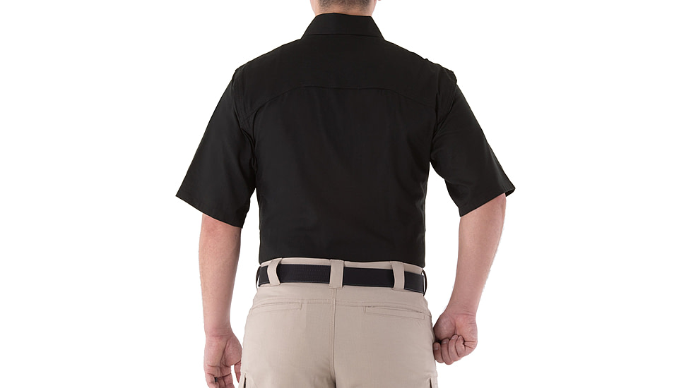 First Tactical V2 BDU Short Sleeve Shirt - Mens, Black, Extra Small, R, 112009-019-XS-R