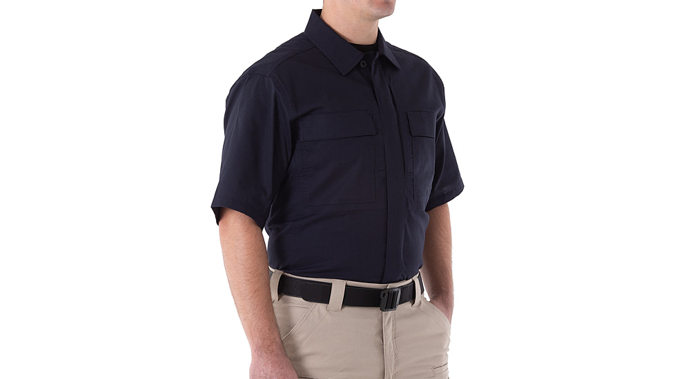 First Tactical V2 BDU Short Sleeve Shirt - Mens, Midnight Navy, 2XL, R, 112009-729-XXL-R
