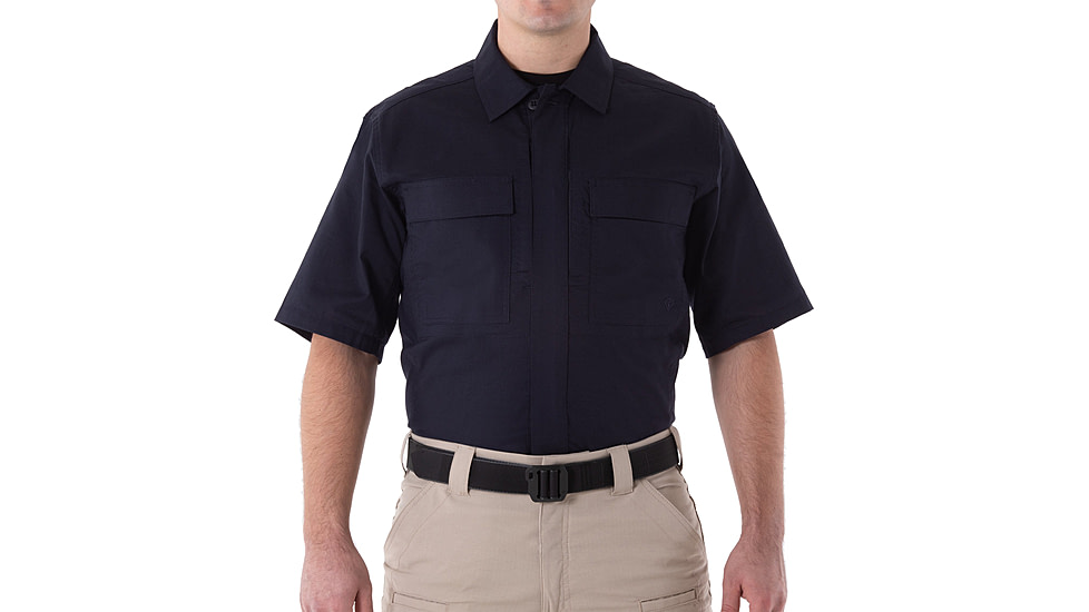 First Tactical V2 BDU Short Sleeve Shirt - Mens, Midnight Navy, 2XL, R, 112009-729-XXL-R