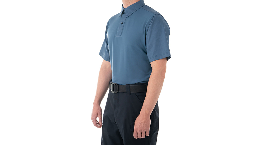 First Tactical V2 Pro Perf Short Sleeve Shirt - Men's, Regular, French Blue, 3XL, 112012-484-3XL-R