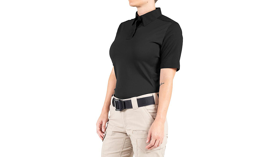 First Tactical V2 Pro Performance Short Sleeve Shirt - Womens, Black, Small, R, 122012-019-S-R