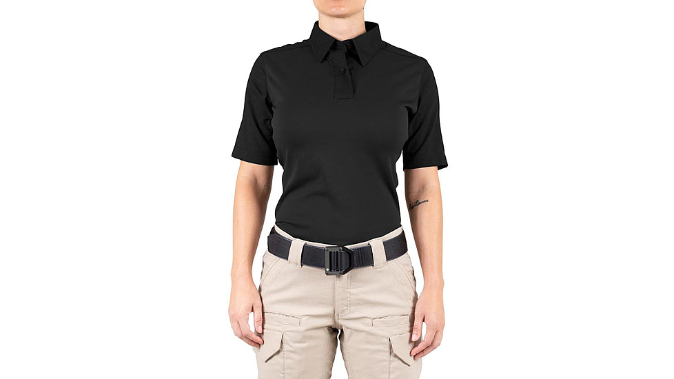 First Tactical V2 Pro Performance Short Sleeve Shirt - Womens, Black, Small, R, 122012-019-S-R