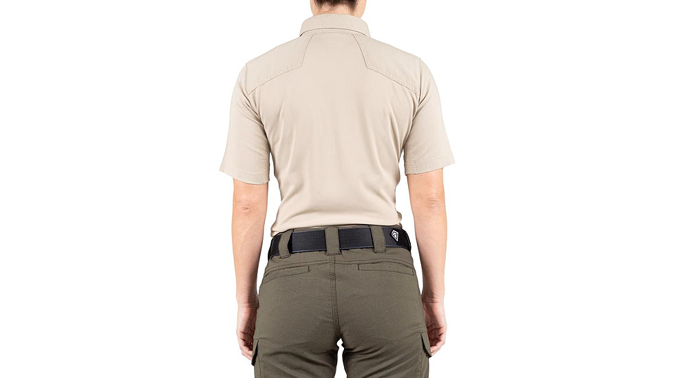First Tactical V2 Pro Performance Short Sleeve Shirt - Womens, Khaki, Extra Large, R, 122012-055-XL-R