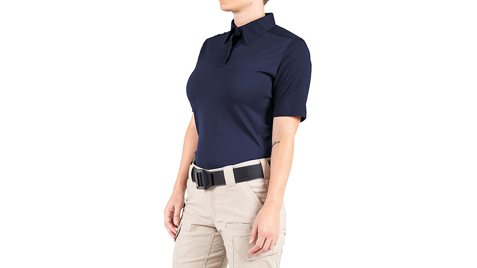 First Tactical V2 Pro Performance Short Sleeve Shirt - Womens, Midnight Navy, Large, R, 122012-729-L-R