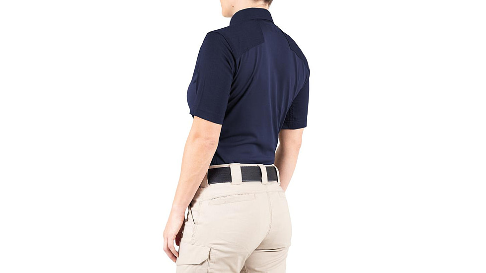 First Tactical V2 Pro Performance Short Sleeve Shirt - Womens, Midnight Navy, Large, R, 122012-729-L-R
