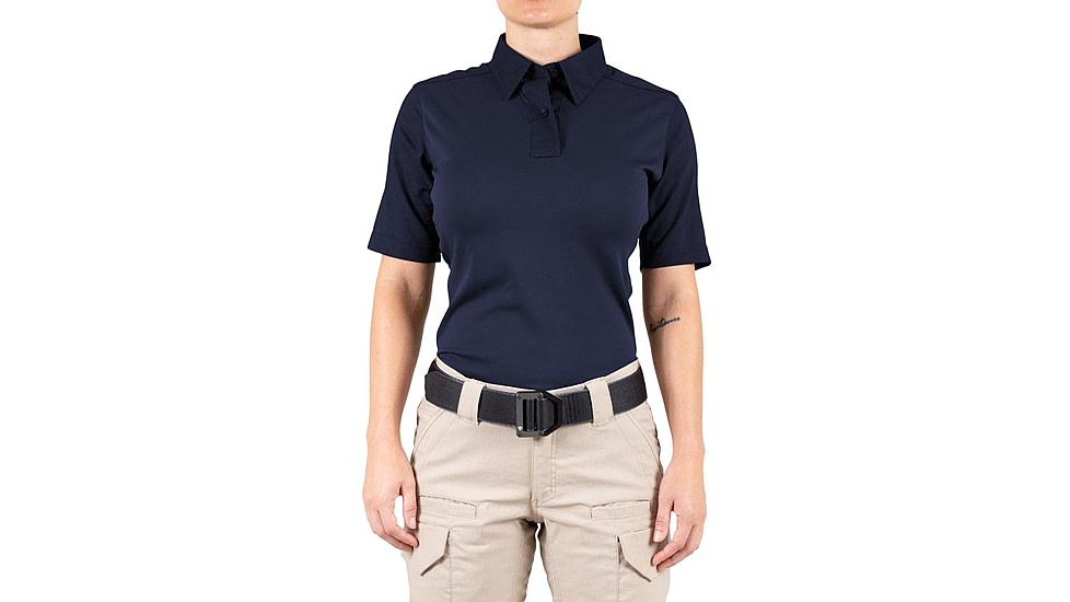 First Tactical V2 Pro Performance Short Sleeve Shirt - Womens, Midnight Navy, Large, R, 122012-729-L-R