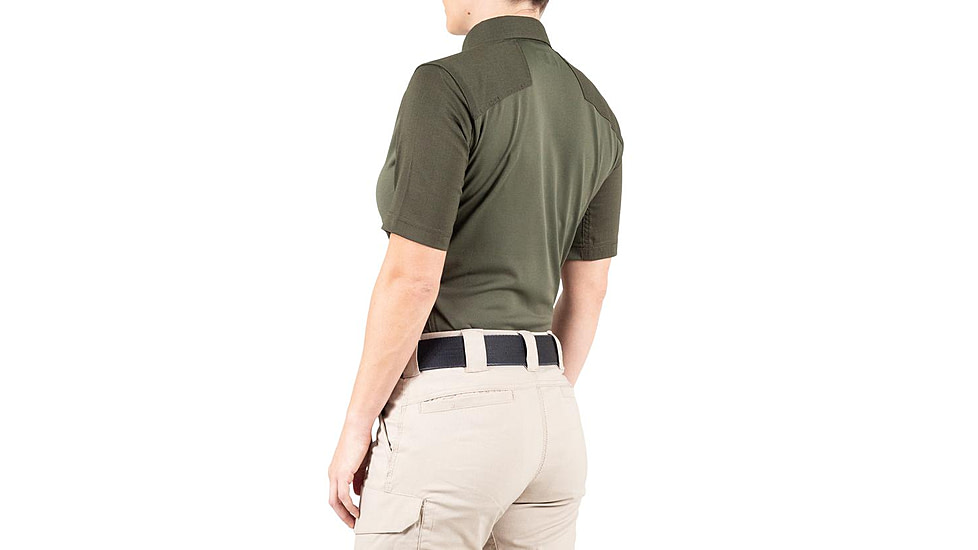 First Tactical V2 Pro Performance Short Sleeve Shirt - Womens, OD Green, Extra Large, R, 122012-830-XL-R