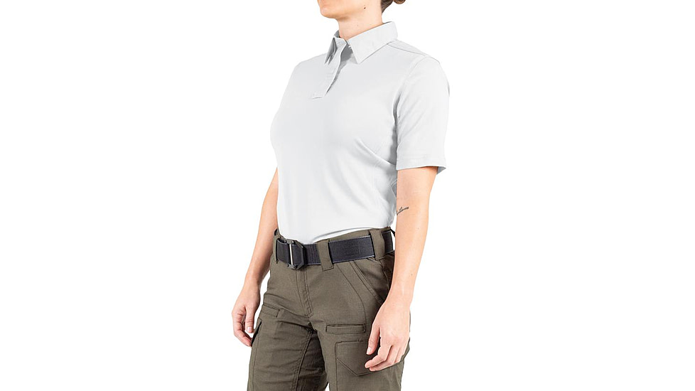 First Tactical V2 Pro Performance Short Sleeve Shirt - Womens, White, Extra Small, R, 122012-010-XS-R