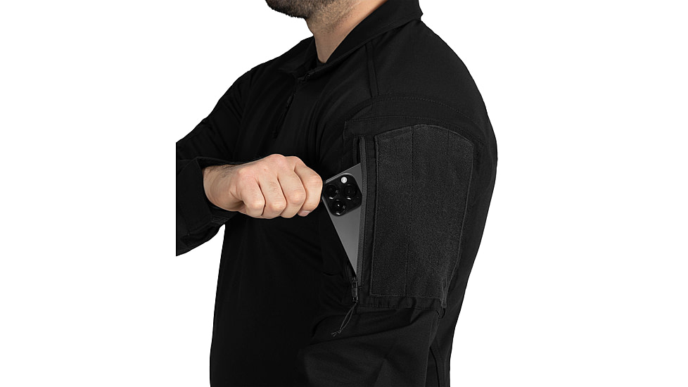 First Tactical V2 Responder Long Sleeve Shirt - Mens, Regular, Black, 2XL, 111031-019-XXL-R
