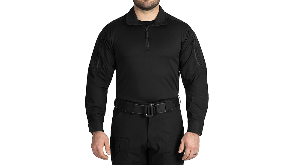 First Tactical V2 Responder Long Sleeve Shirt - Mens, Regular, Black, 2XL, 111031-019-XXL-R