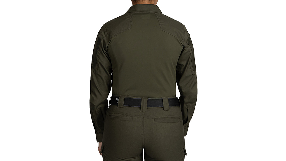 First Tactical V2 Responder Long Sleeve Shirt - Womens, Regular, OD Green, Medium, 121031-830-M-R