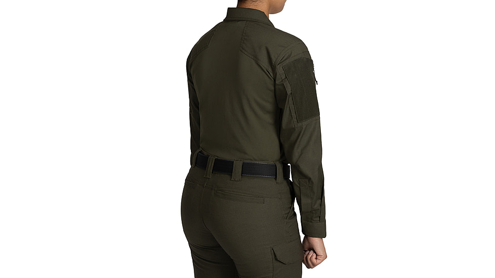 First Tactical V2 Responder Long Sleeve Shirt - Womens, Regular, OD Green, Medium, 121031-830-M-R