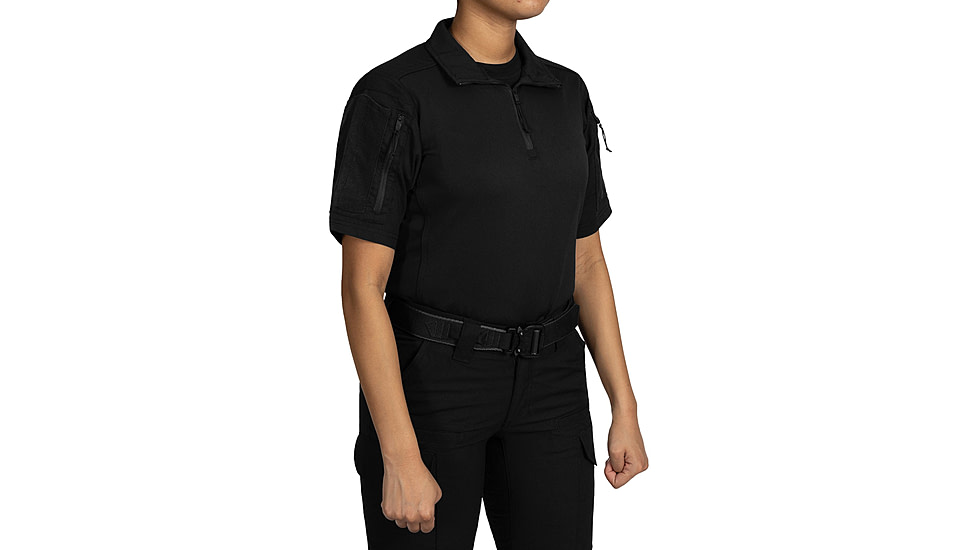 First Tactical V2 Responder Short Sleeve Shirt - Womens, Regular, Black, Large, 122024-019-L-R