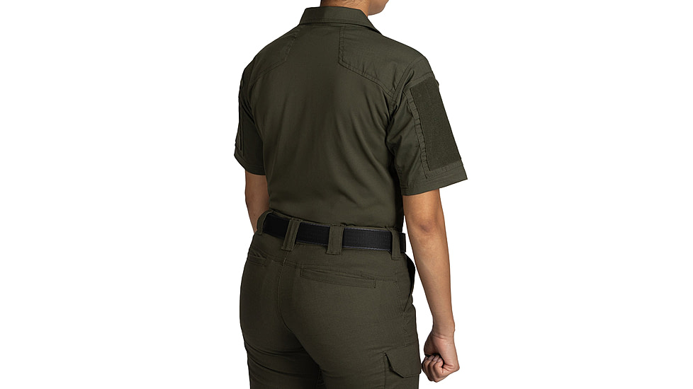 First Tactical V2 Responder Short Sleeve Shirt - Womens, Regular, OD Green, Medium, 122024-830-M-R