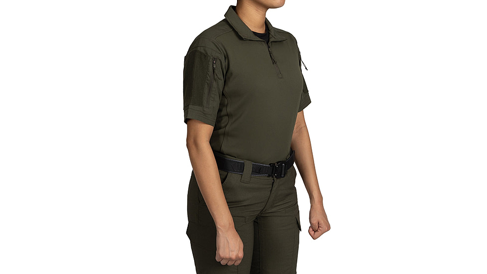 First Tactical V2 Responder Short Sleeve Shirt - Womens, Regular, OD Green, Medium, 122024-830-M-R