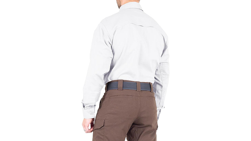 First Tactical V2 Tactical Long Sleeve Shirt - Mens, White, 2XL, T, 111006-010-XXL-T