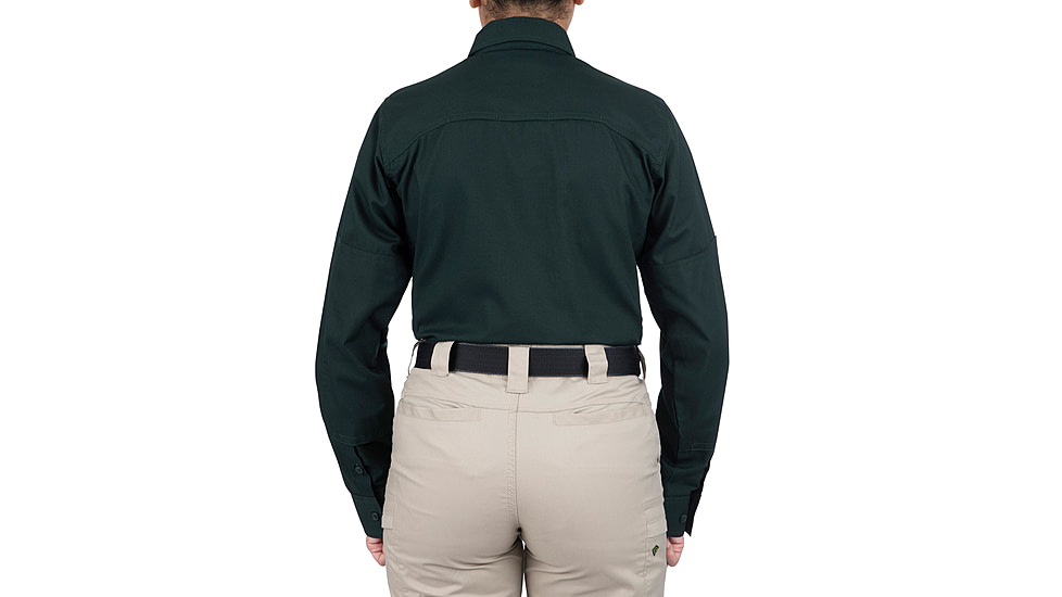 First Tactical V2 Tactical Long Sleeve Shirt - Womens, Spruce Green, Large, 121006-812-L-R